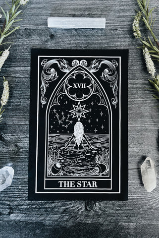 "The Moon" Tarot Card Back Patch