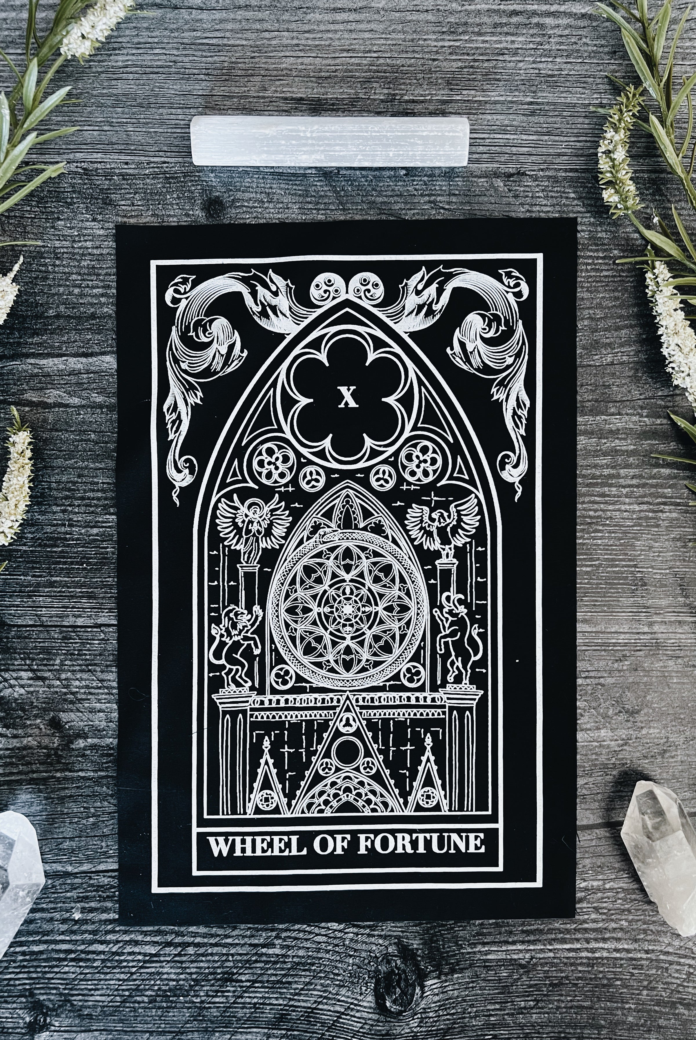 Wheel Of Fortune Tarot Card Back Patch